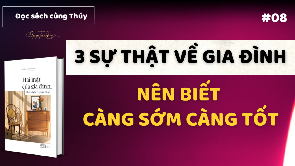 3 sự thật về gia đình nên biết càng sớm càng tốt I Sách Hai mặt của gia đình Choi Kwanghyun